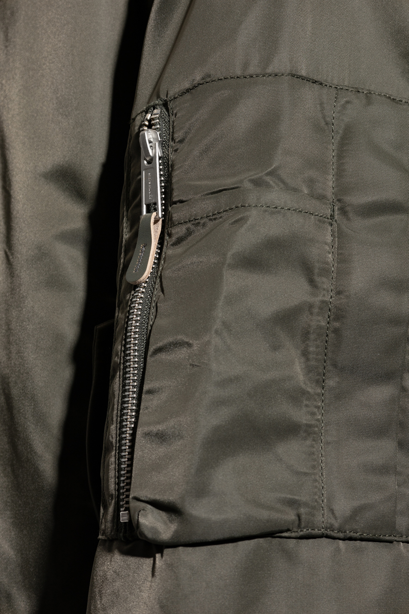 Green 'Hooded Broad' bomber jacket ENTIRE STUDIOS - Vitkac Italy